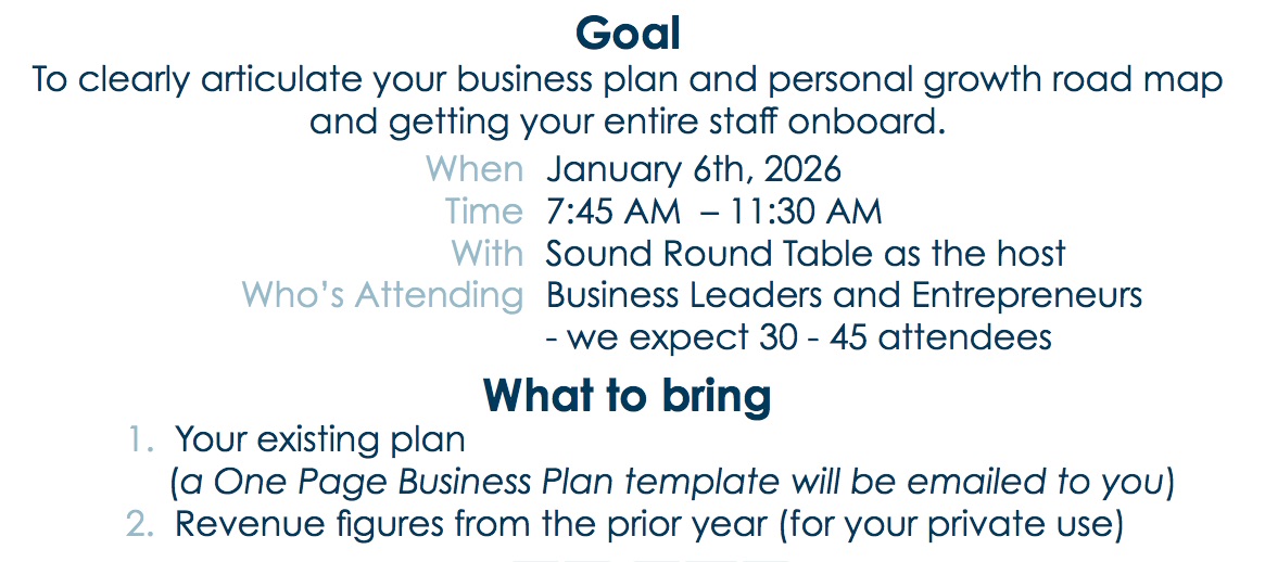 sound round table 3rd annual